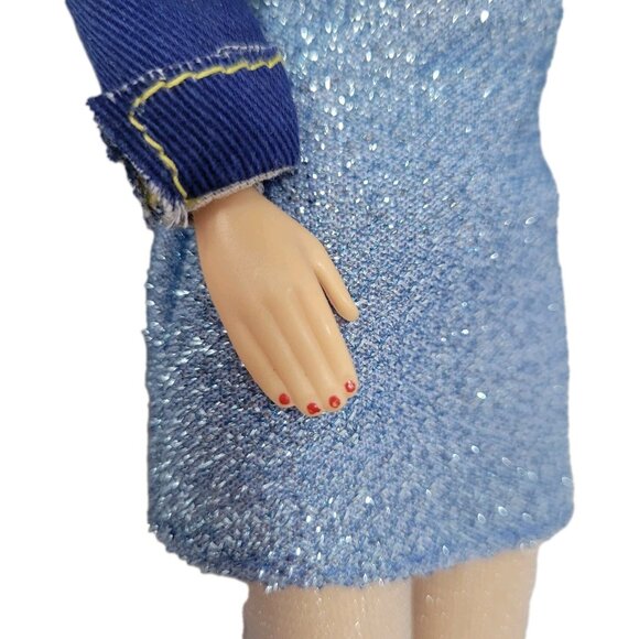 Barbie Doll 1998 Generation Girl Doll Mattel jean jacket red shoe shimmer tights - Picture 5 of 13